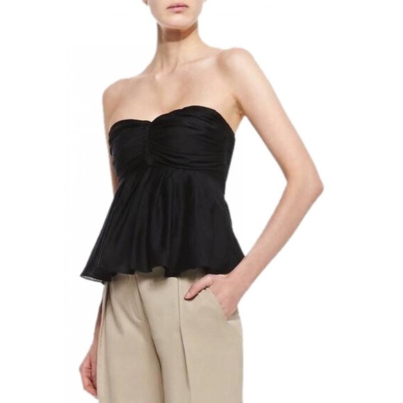 L’AGENCE strapless babydoll top size 2 - Picture 8 of 8